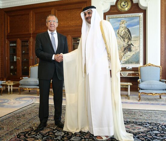 Russian Foreign Minister Sergei Lavrov's working visit to Qatar