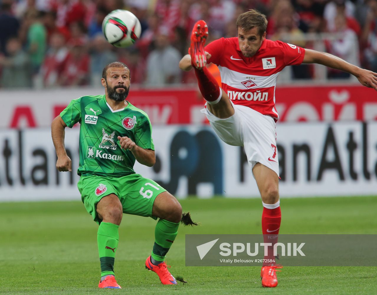 Russian Football Premier League. Spartak vs. Rubin