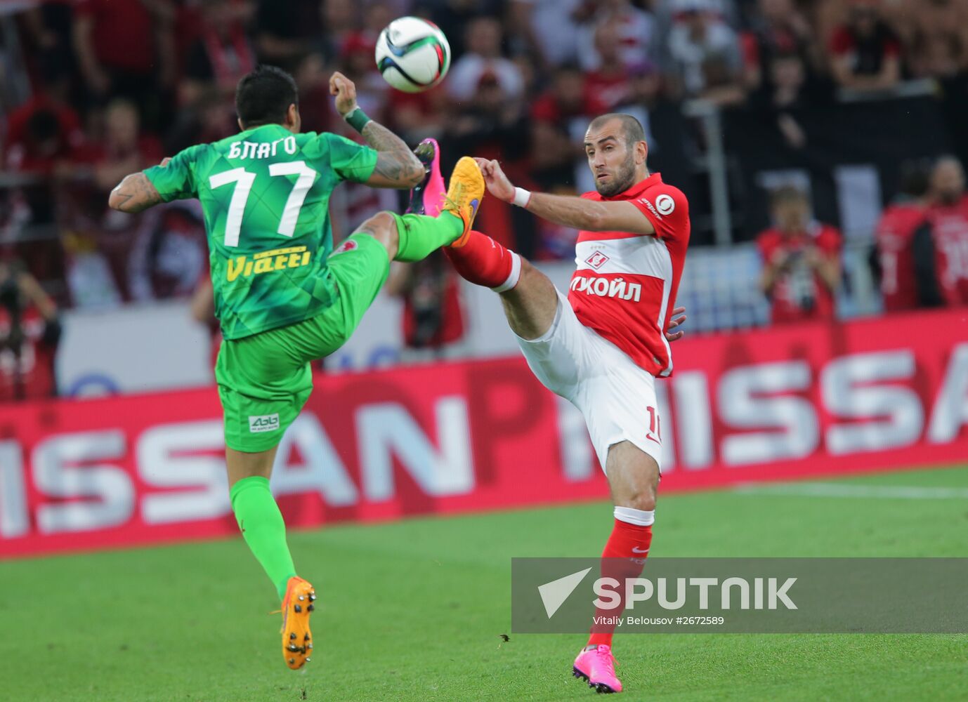 Russian Football Premier League. Spartak vs. Rubin