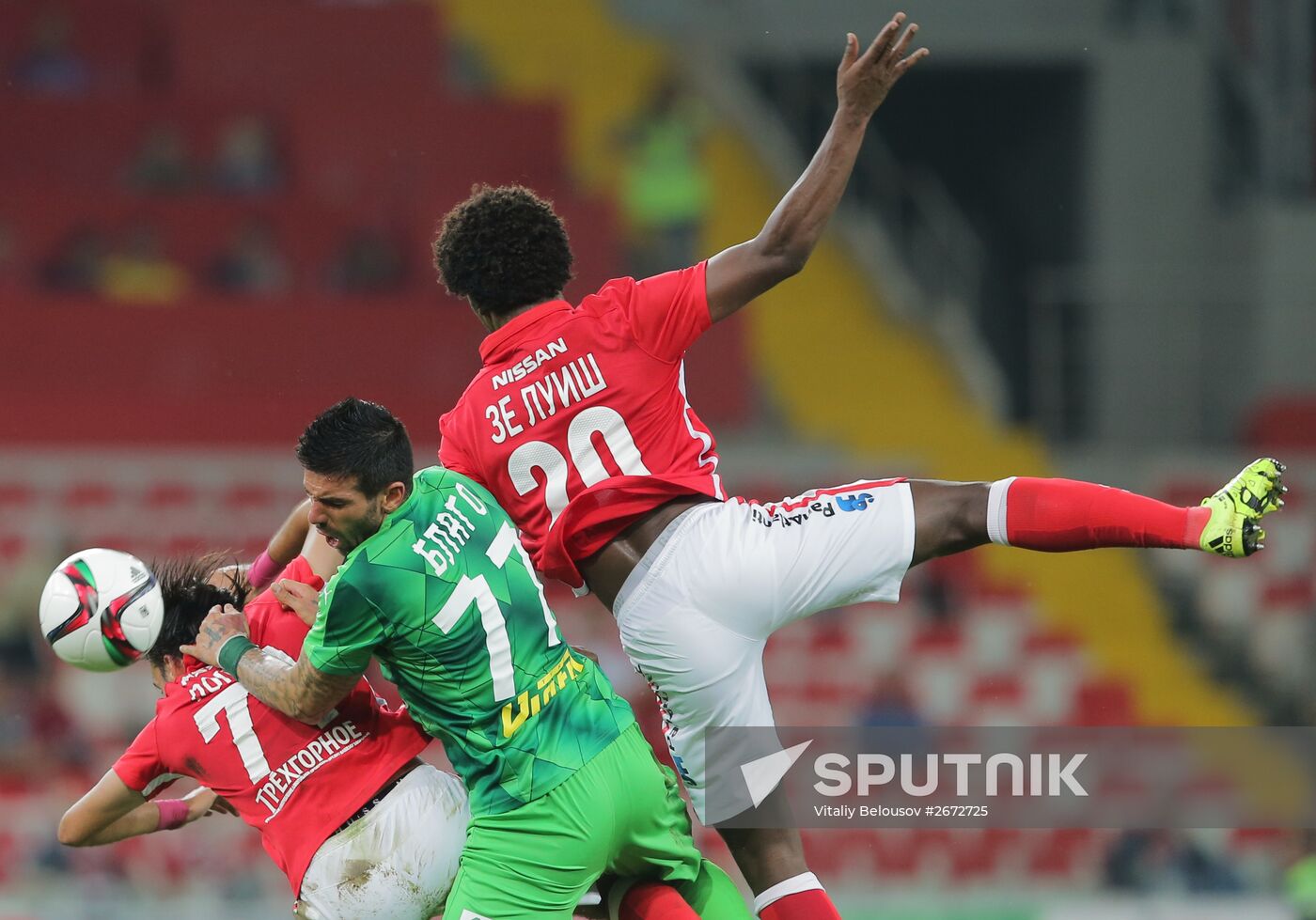 Russian Football Premier League. Spartak vs. Rubin