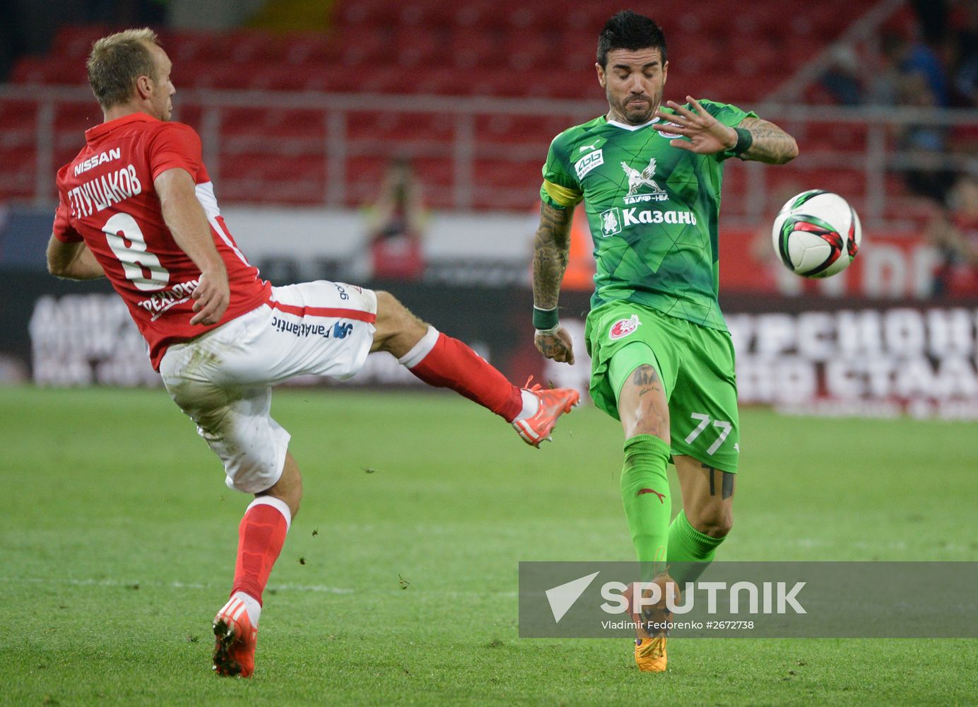 Russian Football Premier League. Spartak vs. Rubin