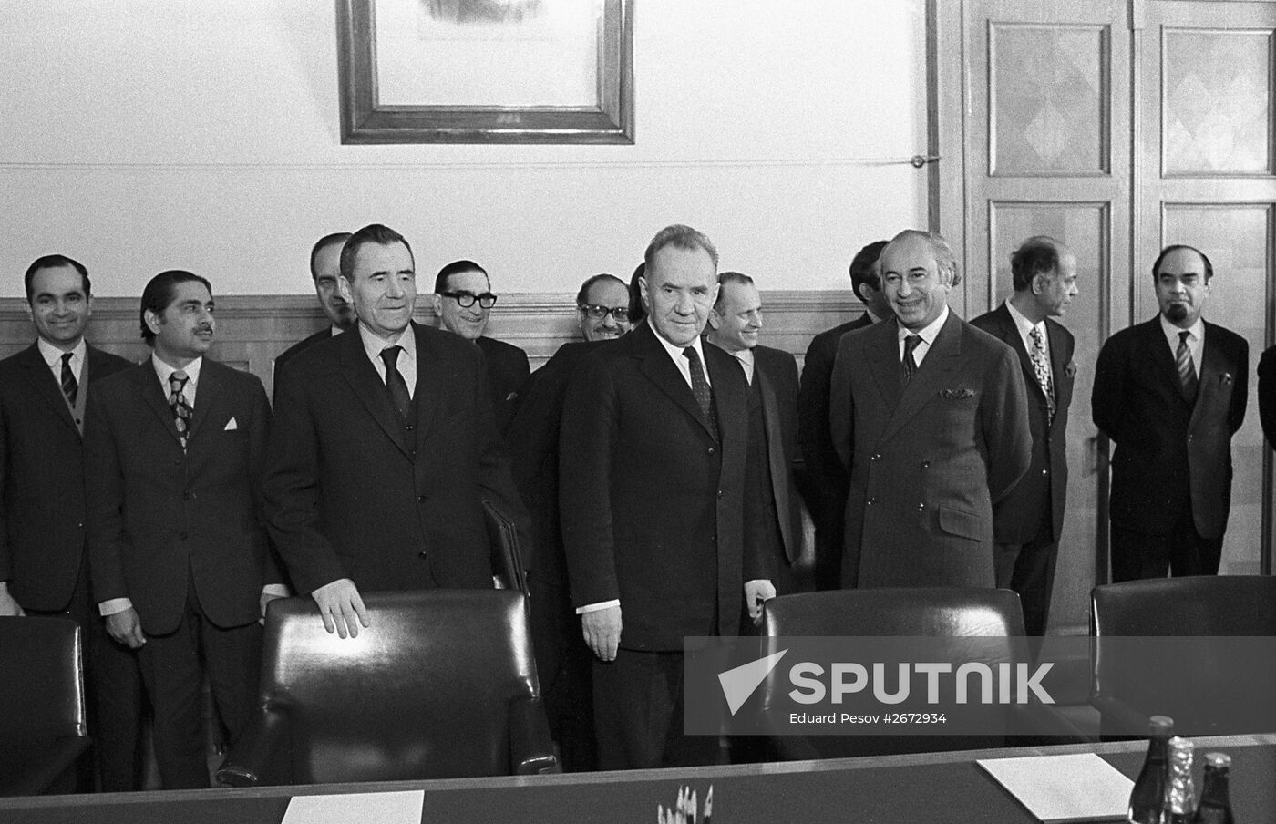 Pakistani President Zulfikar Ali Bhutto visits USSR