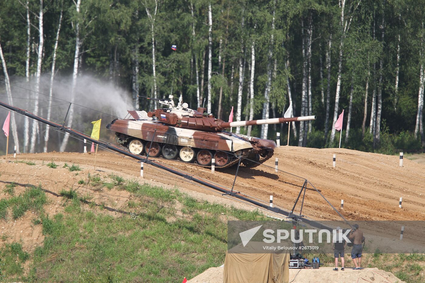 World Tank Biathlon Championship. Individual race