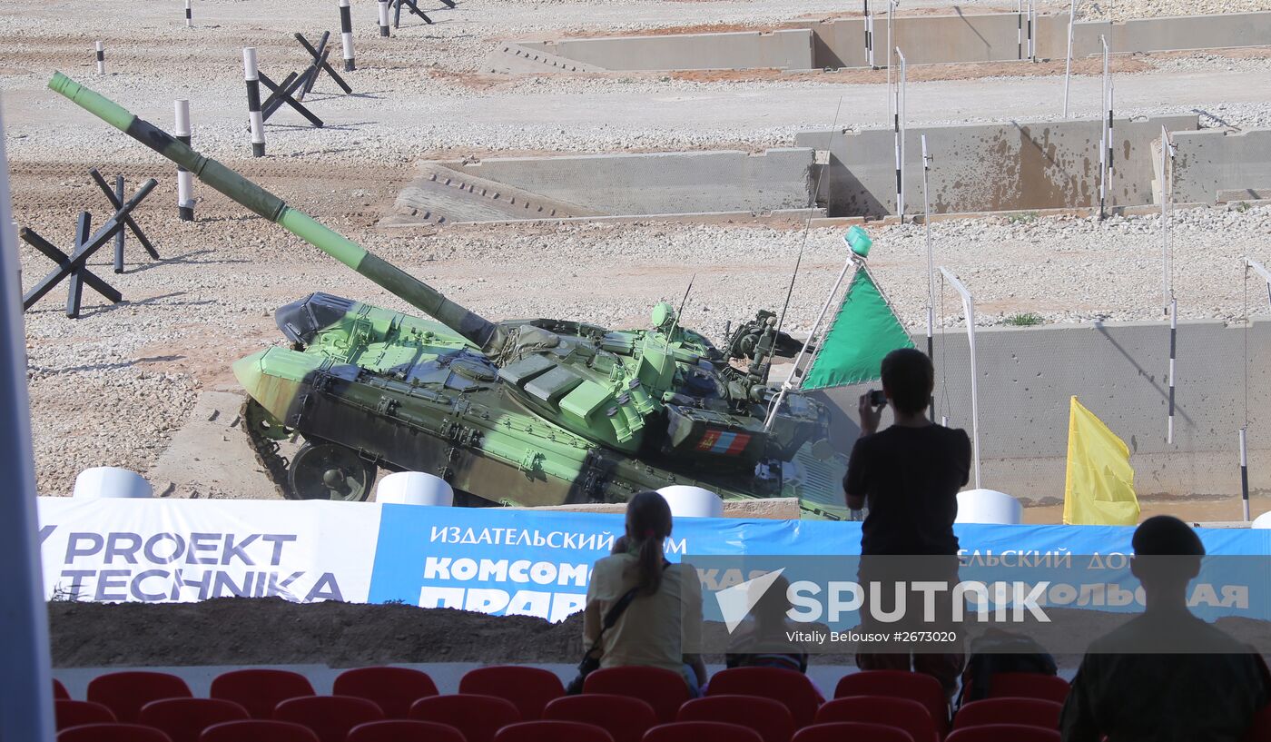 World Tank Biathlon Championship. Individual race