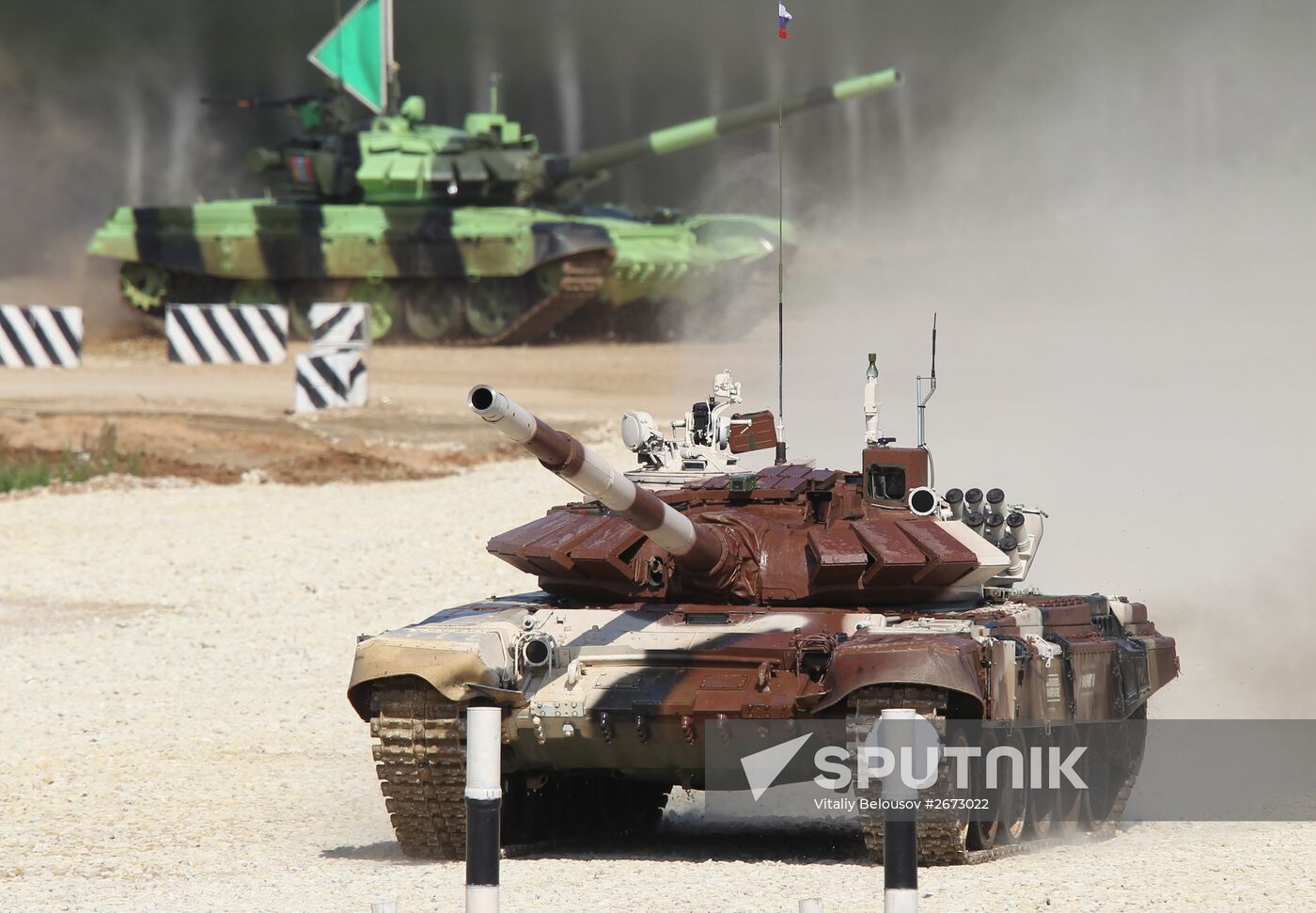 World Tank Biathlon Championship. Individual race