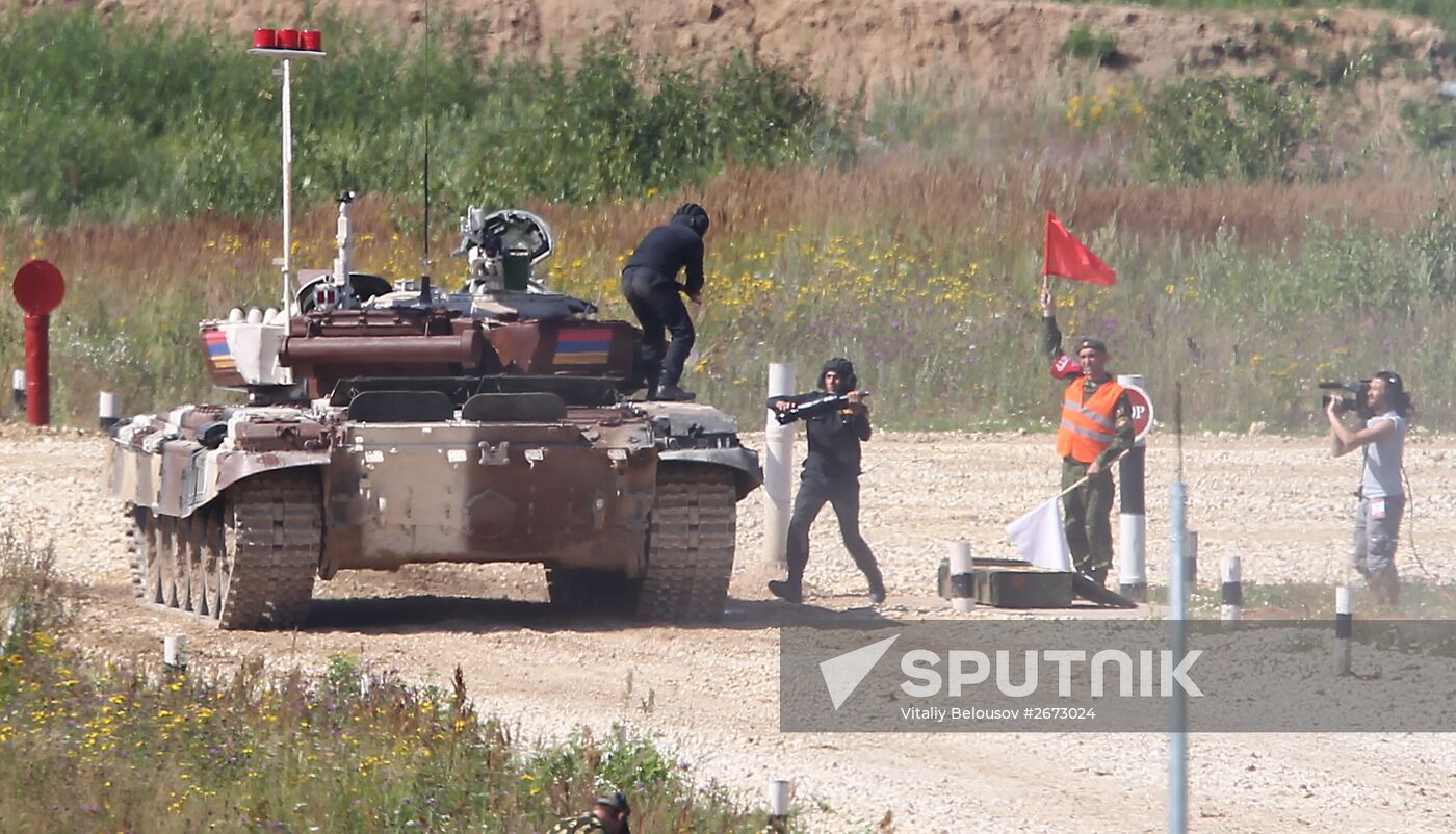 World Tank Biathlon Championship. Individual race