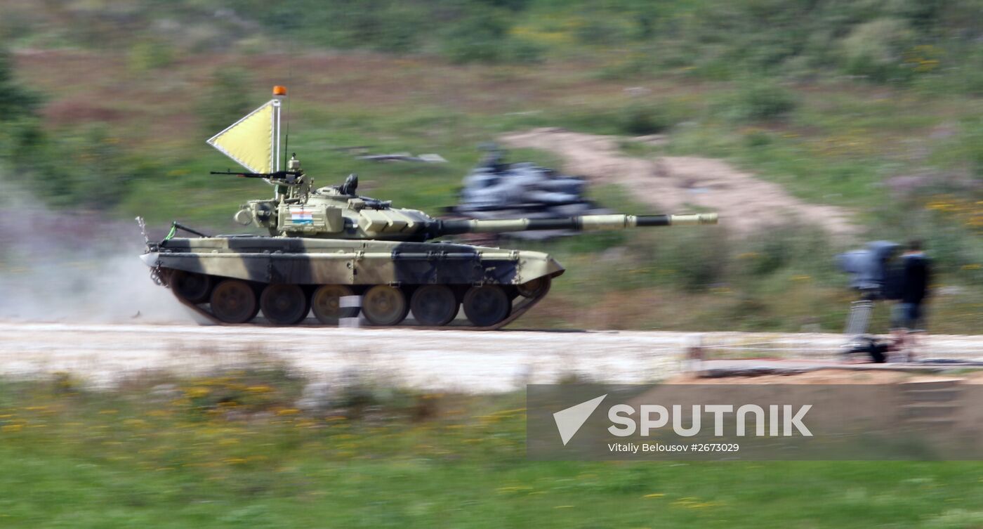 World Tank Biathlon Championship. Individual race