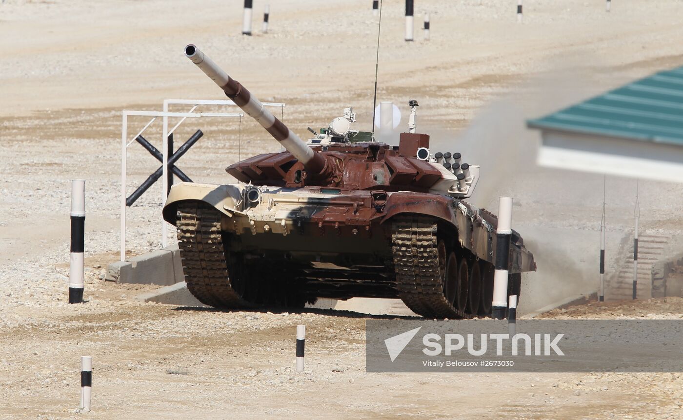 World Tank Biathlon Championship. Individual race