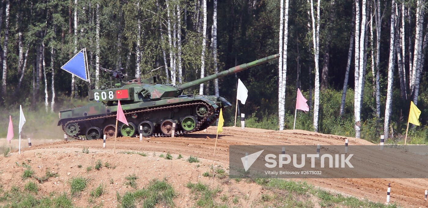 World Tank Biathlon Championship. Individual race