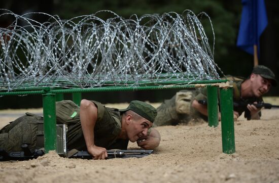 Landing Platoon competitions in Ryazan