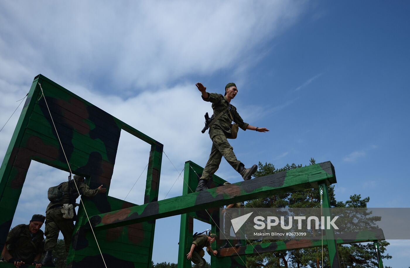 Landing Platoon competitions in Ryazan