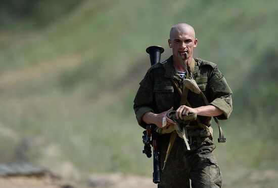 Landing Platoon competitions in Ryazan