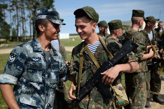 Landing Platoon competitions in Ryazan