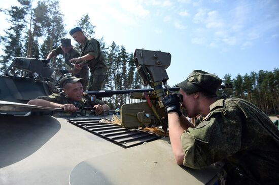 Landing Platoon competitions in Ryazan
