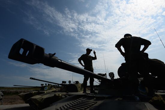 Landing Platoon competitions in Ryazan