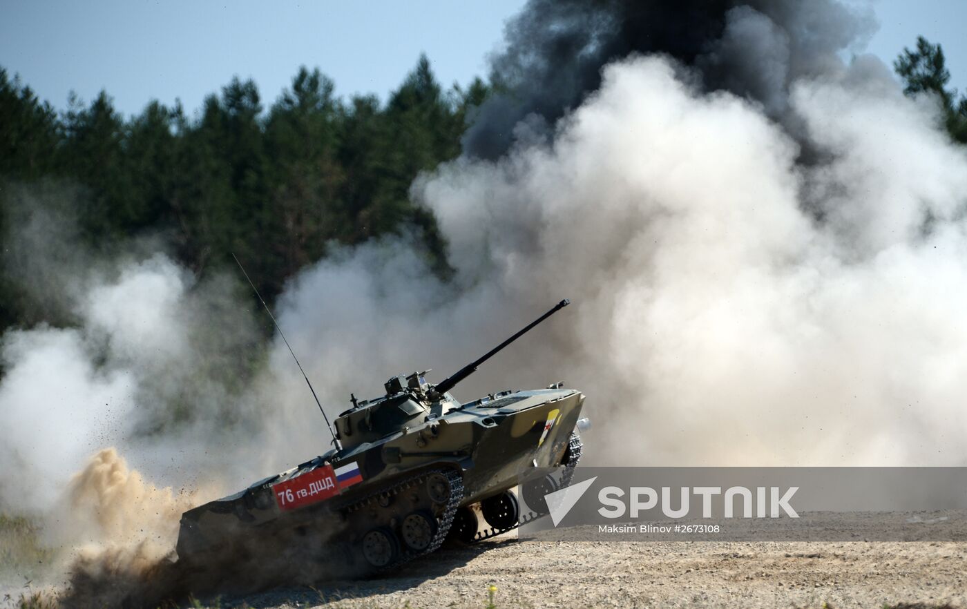 Landing Platoon competitions in Ryazan