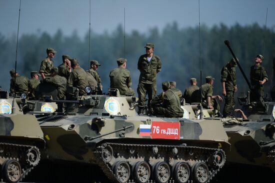 Landing Platoon competitions in Ryazan