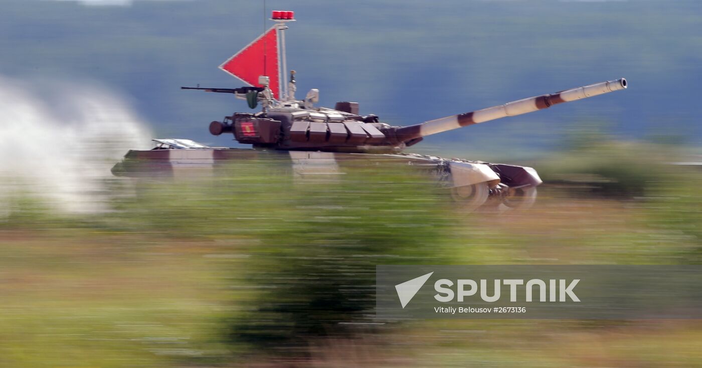 World Tank Biathlon Championship. Individual race