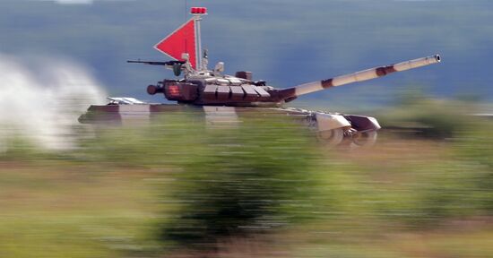 World Tank Biathlon Championship. Individual race