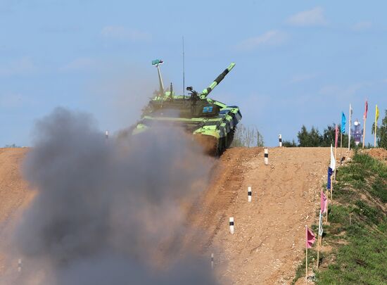 World Tank Biathlon C hampionship. Individual race