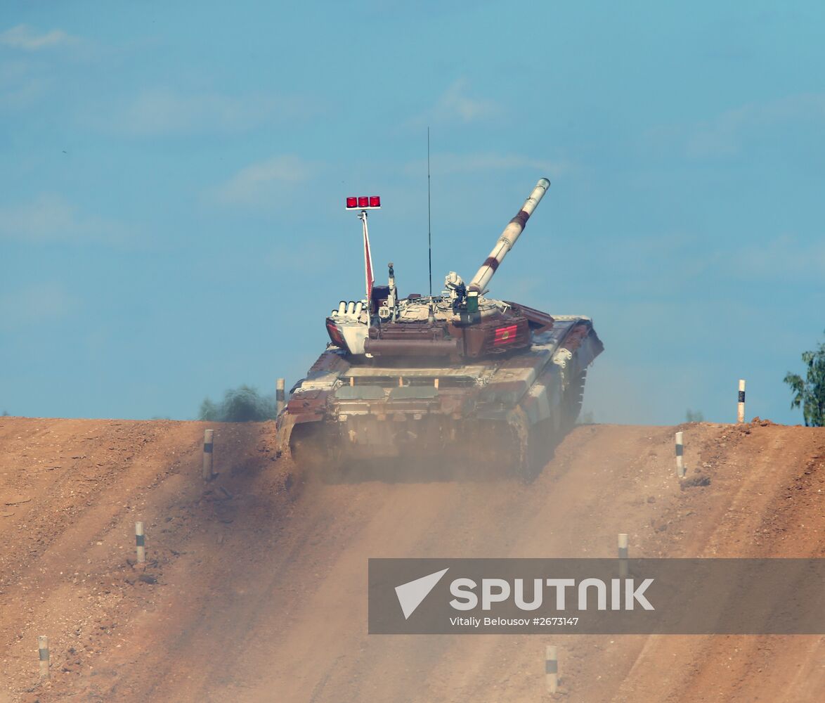 World Tank Biathlon Championship. Individual race