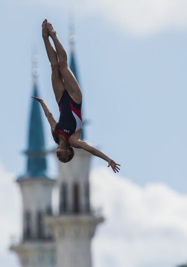 FINA 2015 World Championships. High-diving. Women. 20m platform. Finals