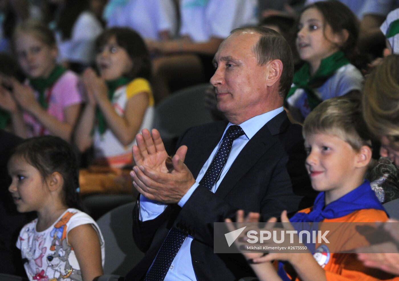 President Vladimir Putin visits Mosquarium Center of Oceanography and Marine Biology