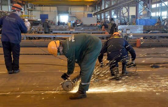 Construction of nuclear power plant in Ostrovets, Belarus