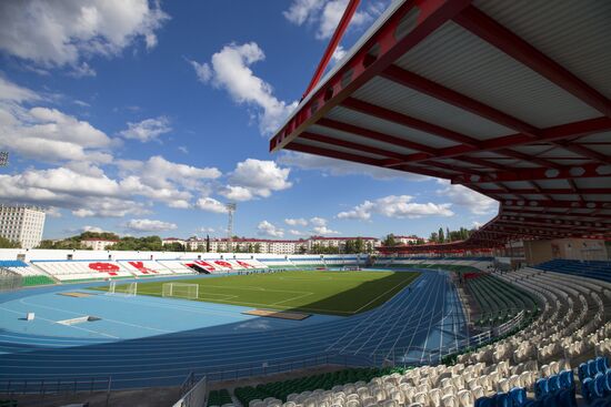 Preparation for opening of Neftyanik Stadium in Ufa