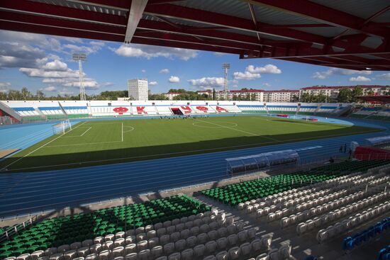 Preparation for opening of Neftyanik Stadium in Ufa