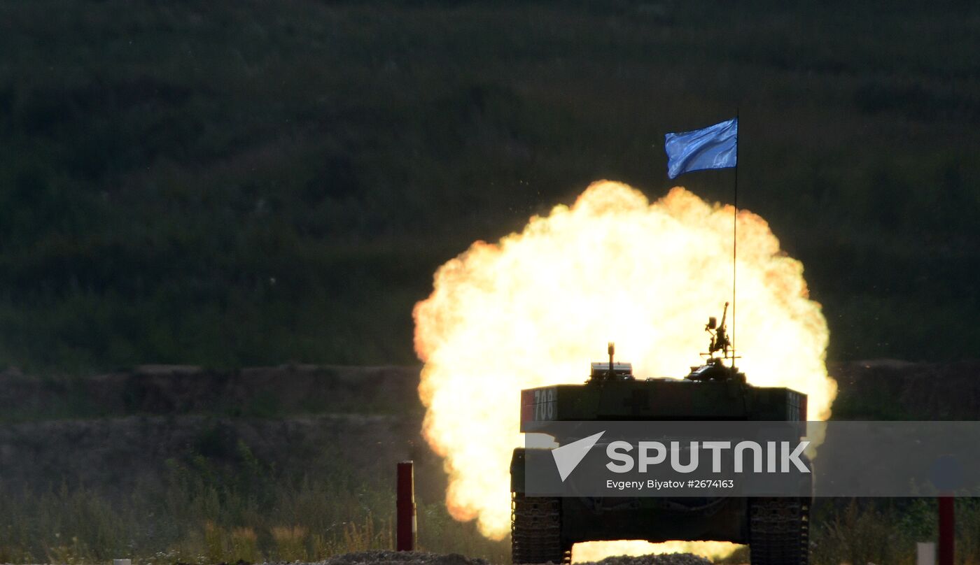 World Tank Biathlon Championship. Individual race