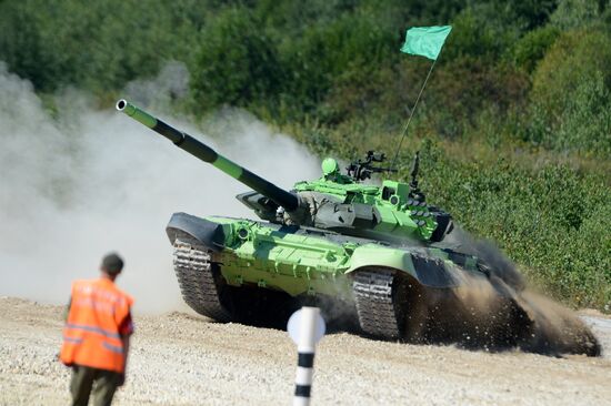 World Tank Biathlon C hampionship. Individual race