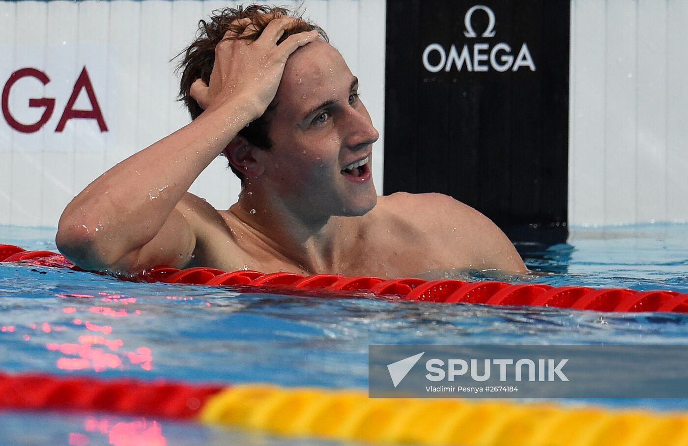 2015 FINA World Championships. Swimming. Day Four. Evening session