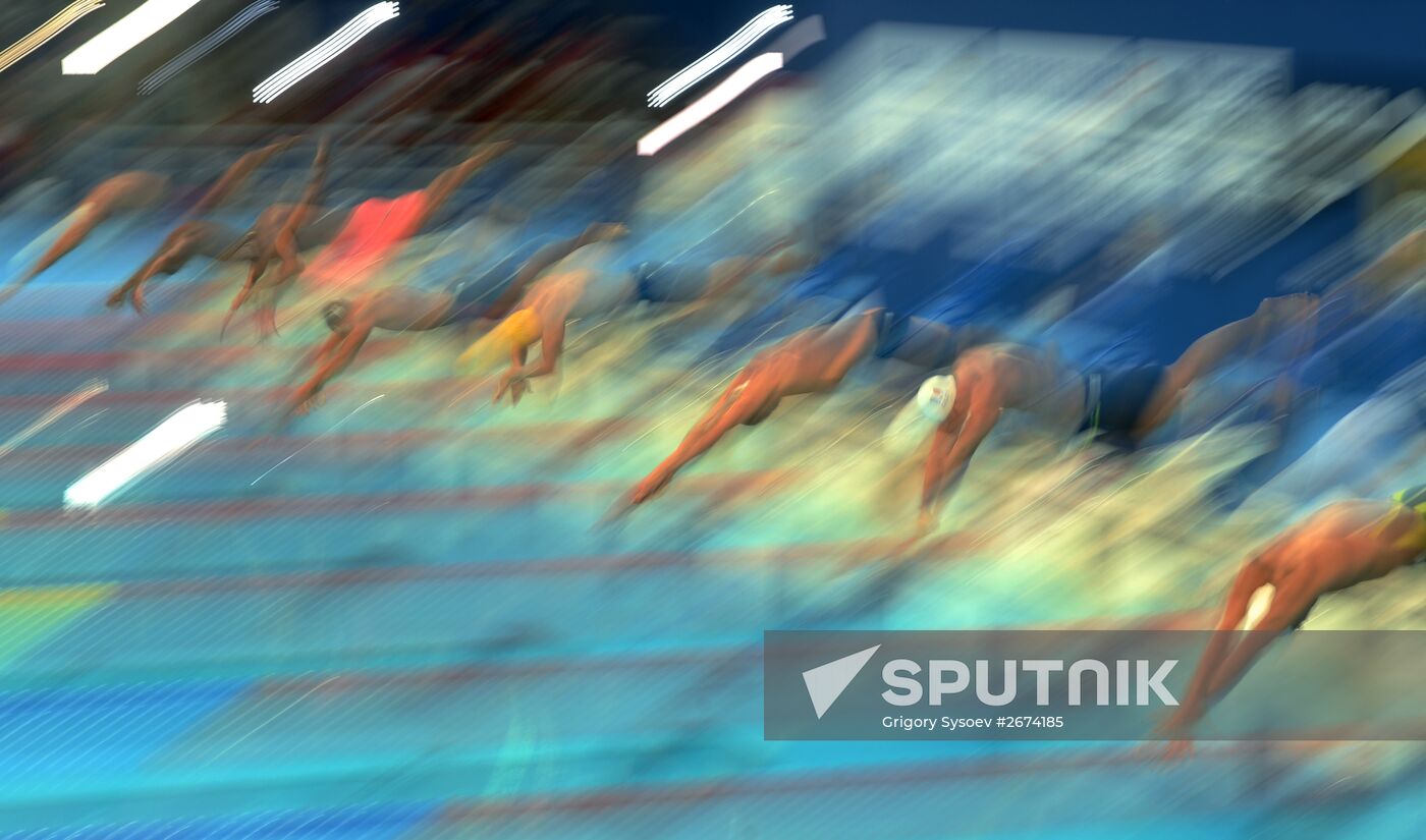 2015 FINA World Championships. Swimming. Day Four. Evening session