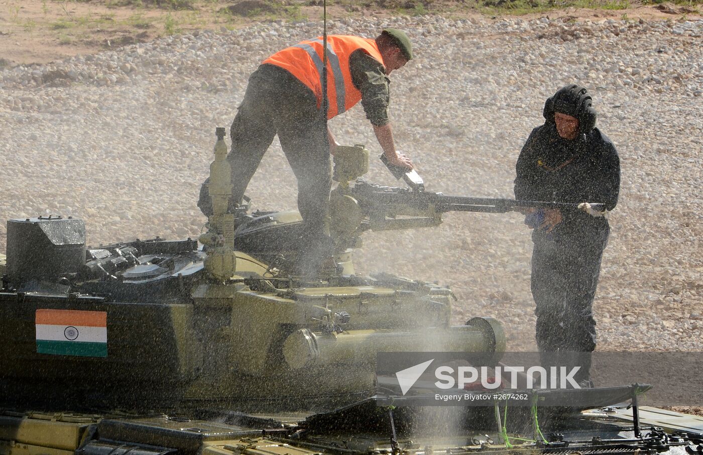 World Tank Biathlon Championship. Individual race