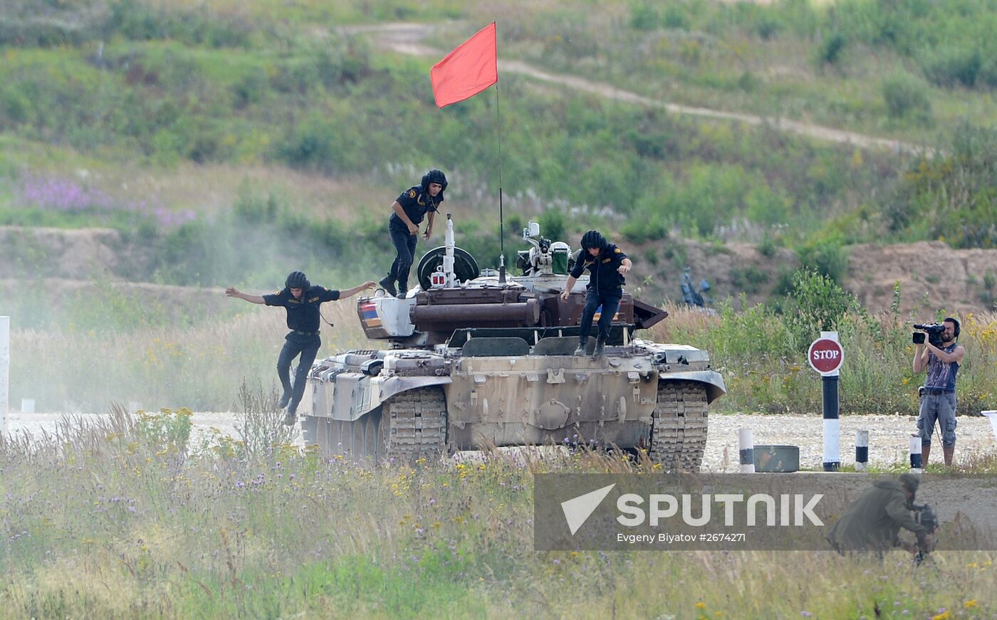 World Tank Biathlon Championship. Individual race