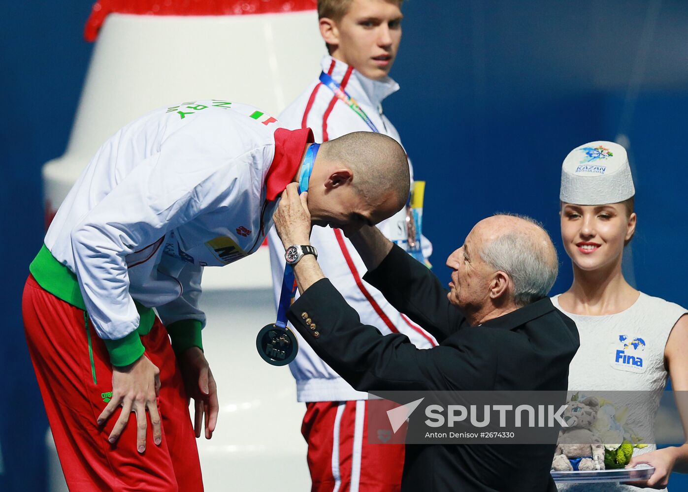 2015 FINA World Championships. Swimming. Day Four. Evening session