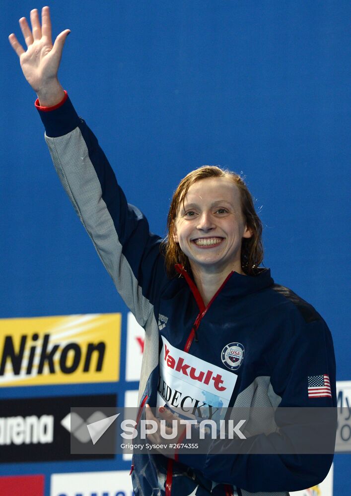 2015 FINA World Championships. Swimming. Day Four. Evening session