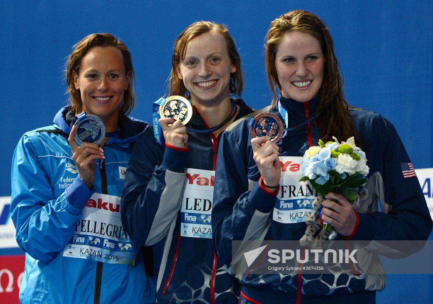 2015 FINA World Championships. Swimming. Day Four. Evening session