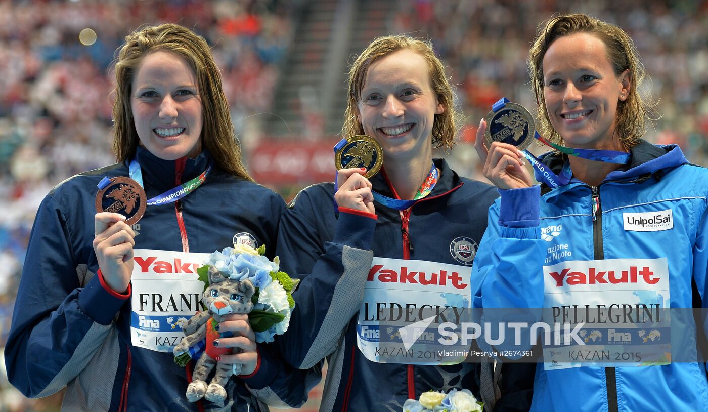 2015 FINA World Championships. Swimming. Day Four. Evening session