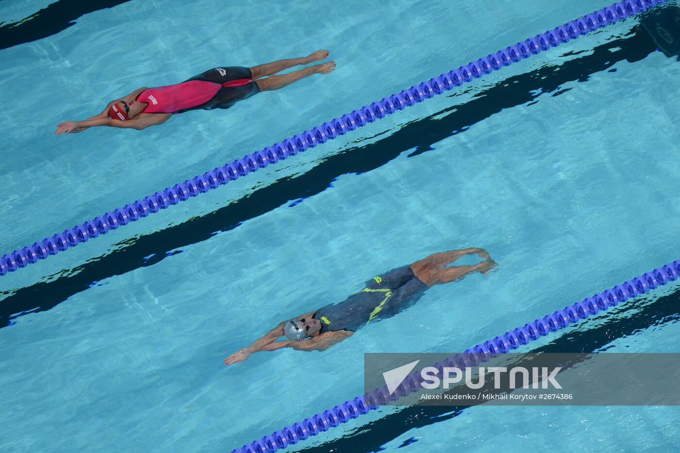 2015 FINA World Championships. Swimming. Day Four. Evening session