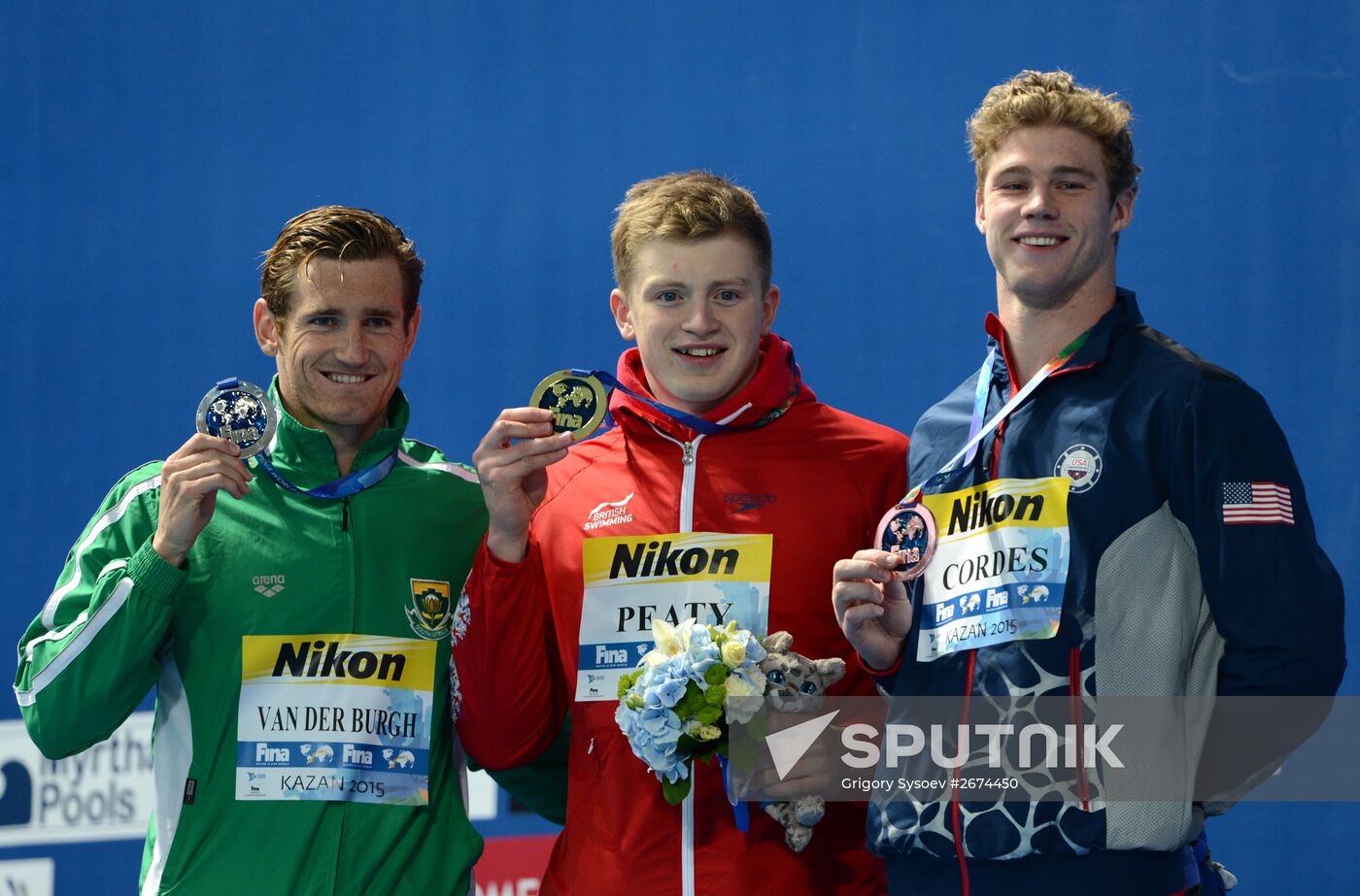 2015 FINA World Championships. Swimming. Day Four. Evening session