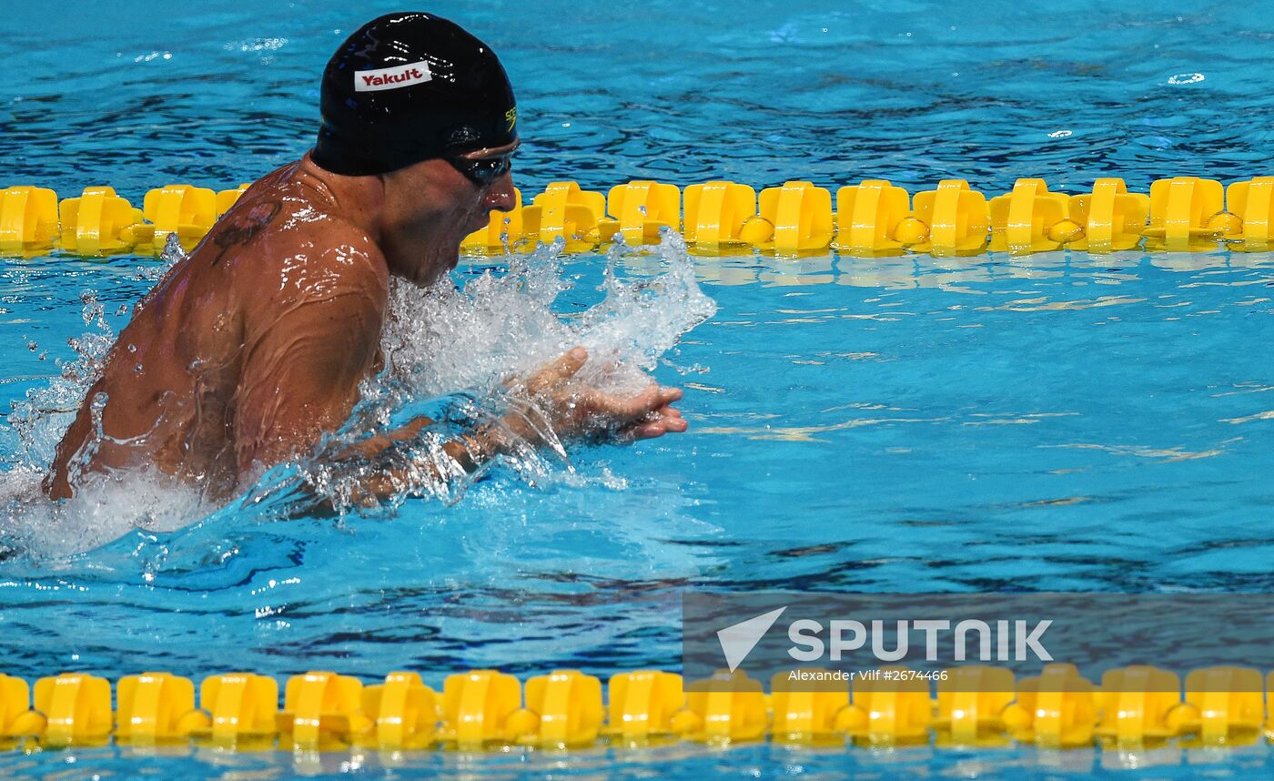 2015 FINA World Championships. Swimming. Day Four. Evening session