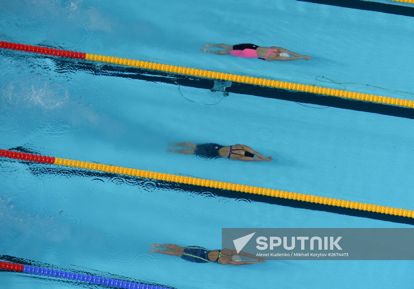 2015 FINA World Championships. Swimming. Day Four. Evening session