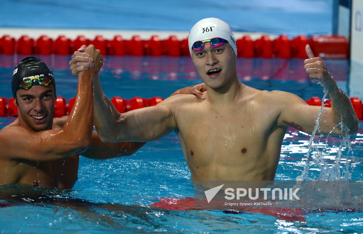 2015 FINA World Championships. Swimming. Day Four. Evening session