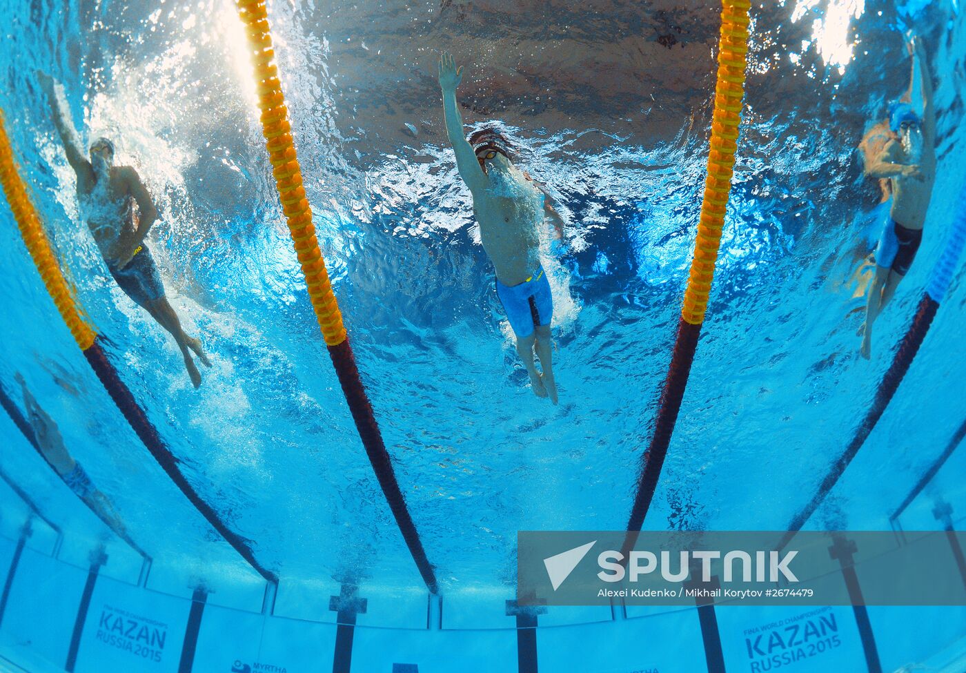 2015 FINA World Championships. Swimming. Day Four. Evening session