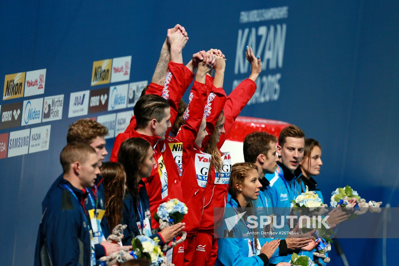 FINA World Championships 2015. Swimming. Day Four. Evening Session