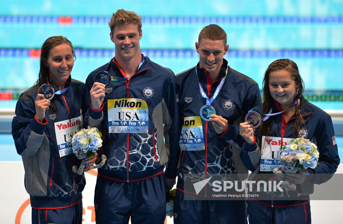 FINA World Championships 2015. Swimming. Day Four. Evening Session