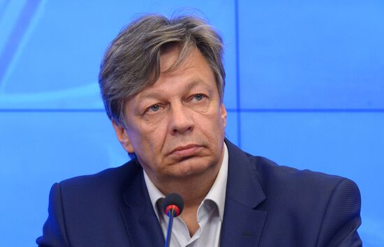 News conference timed to one year's anniversary of death of Andrei Stenin, Rossiya Segodnya photo correspondentA