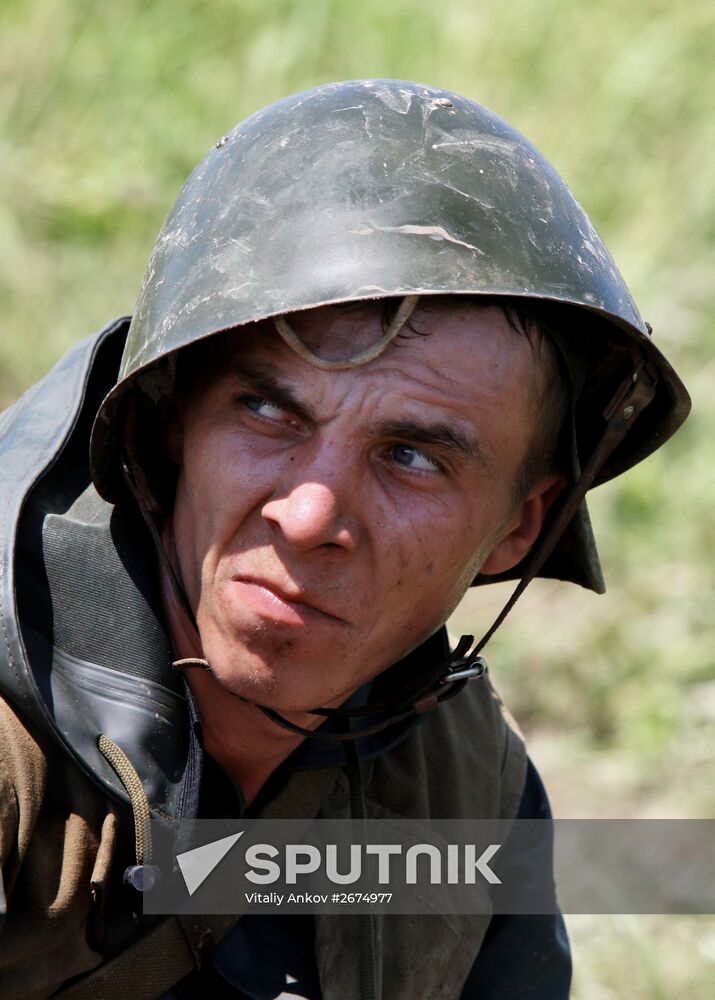 Tank units exercise of 5th Combined Arms Army of Eastern Military District